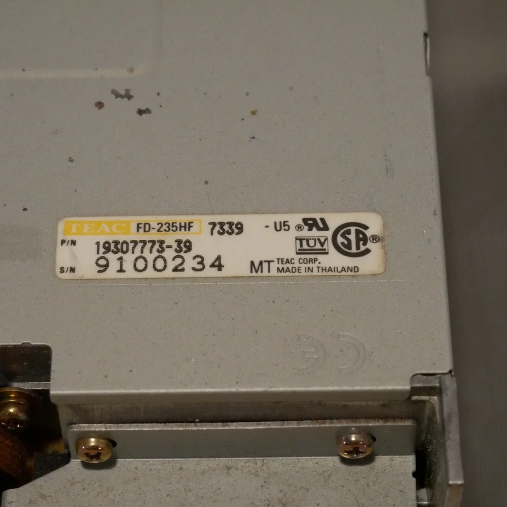 TEAC 3.5 inch Internal Floppy Disk Drive Model FD-235HF Tested & Working - 17